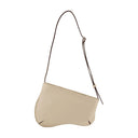 Mini Curve Hobo Bag Manu Atelier Ivory Leather