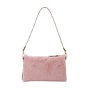 Mini bolso de prisma en cuero de orquídeas