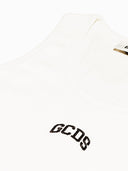 Gcds Sleeveless Bodysuit In Cotton With Gcds Logo Print On The Front.