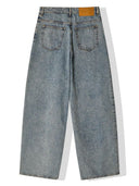 Mm6 Maison Margiela Wide Leg Cotton Jeans