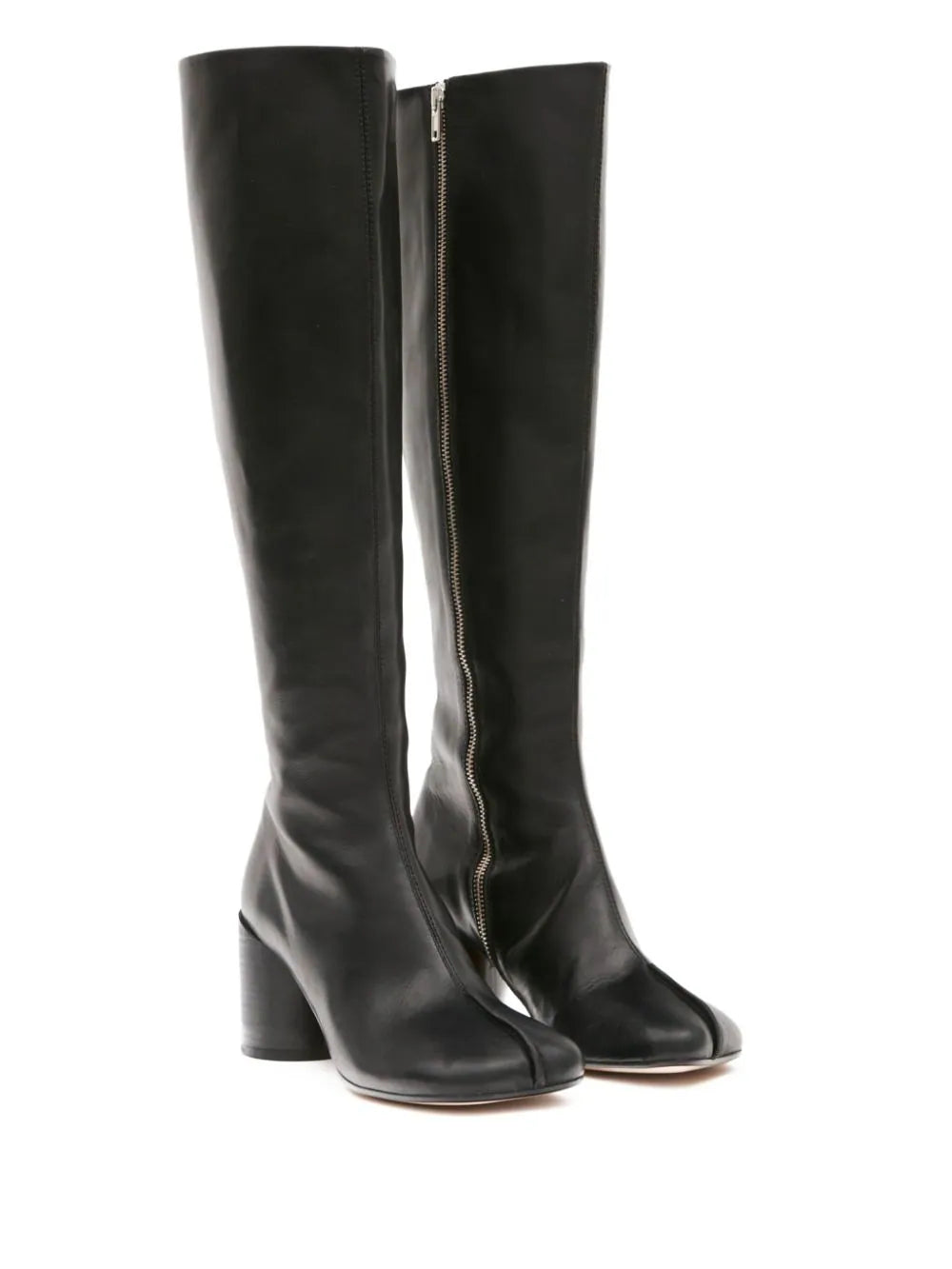 MM6 Maison Margiela en cuir Bottes hautes
