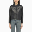 Swd By S.W.O.R.D. Blue Single Breasted Leather Jacket