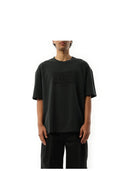 Maison Margiela Memory Of Logo Heavy T Shirt In Washed Black