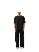 Maison Margiela Memory Of Logo Heavy T Shirt In Washed Black