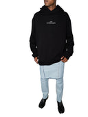 Maison Margiela -logo geborduurde katoenen hoodie