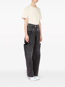 Maison Margiela High Waisted Tapered Jeans
