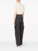 Maison Margiela High Waisted Tapered Jeans