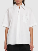 Marni Cotton Poplin Shirt With Logo