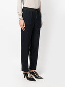 Parosh Parosh mittelhohe Hose mit geradem Bein