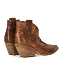 Elena Iachi Tobacco Texan Ankle Boot