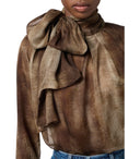 Elisabetta Franchi Lizard Bluse