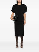Stella McCartney kurzärmeliges Midi -Kleid