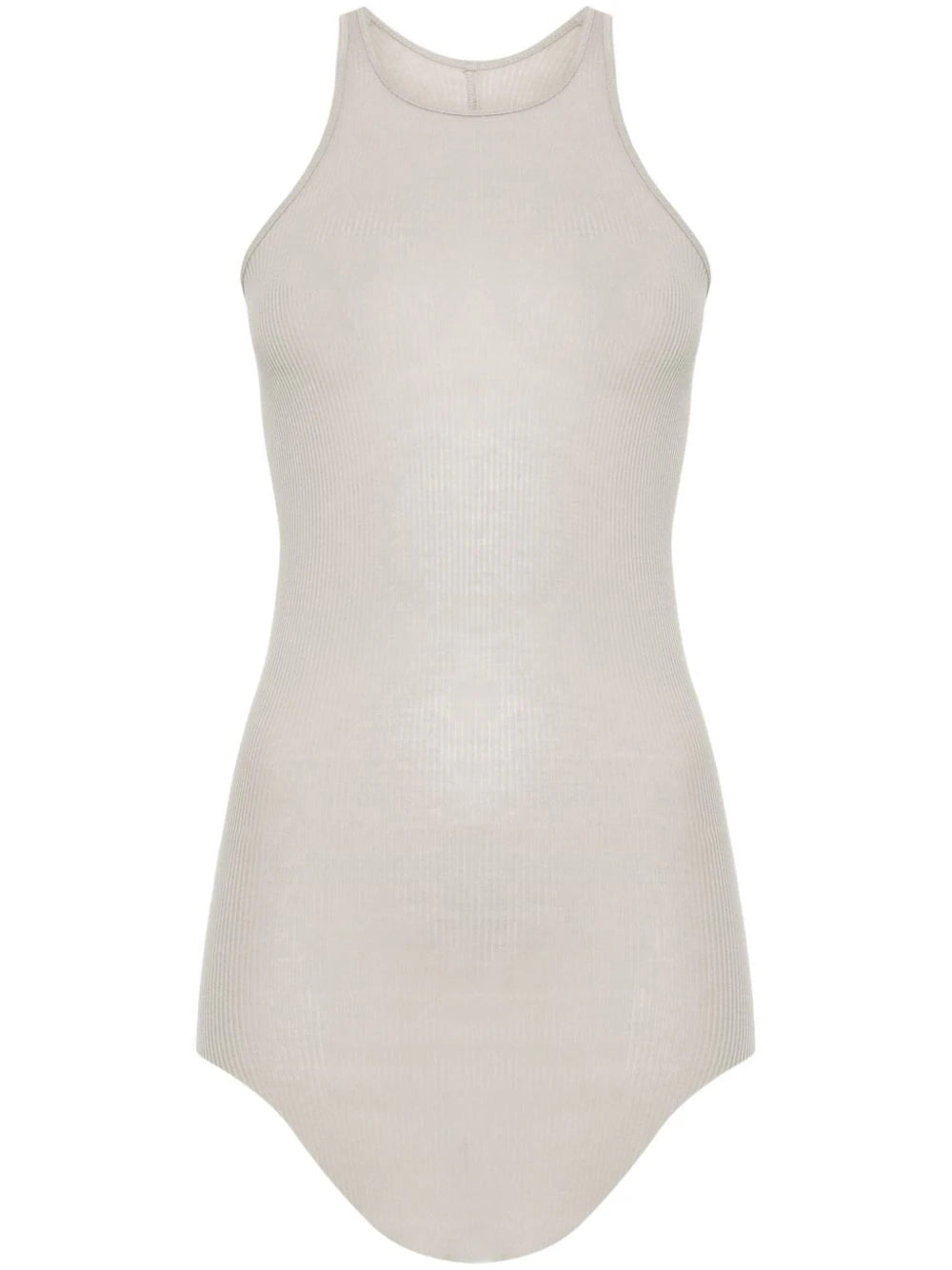 Rick Owens geribbelde tanktop met Olympische halslijn