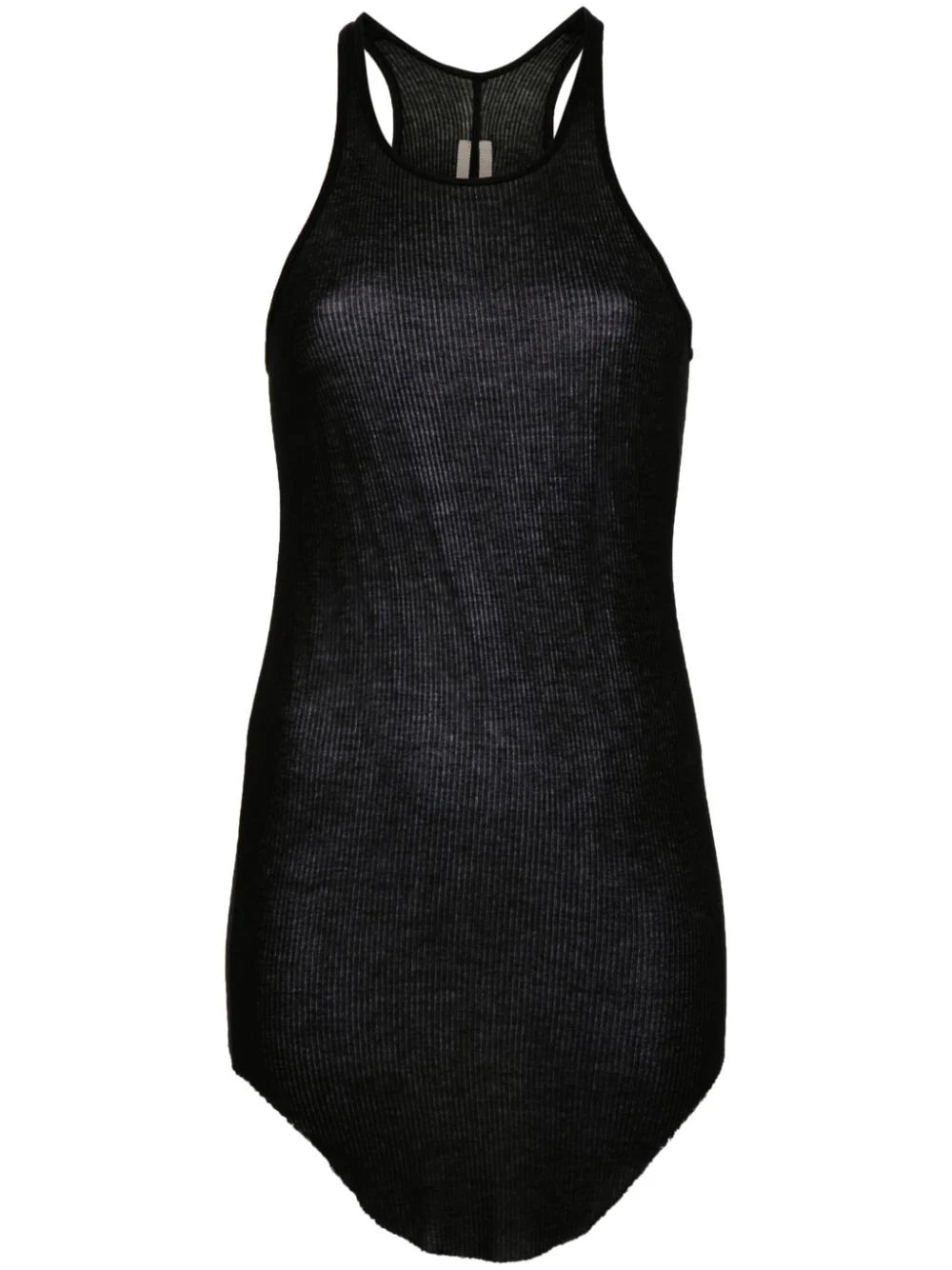 Rick Owens geribbelde tanktop met Olympische halslijn