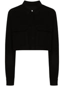 Rick Owens Crop Shirt With Automatic Buttoning