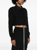 Rick Owens Crop Shirt With Automatic Buttoning