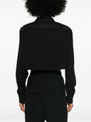 Rick Owens Crop Shirt With Automatic Buttoning