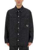 Camisa de trabajo de trabajo kitsuné de maison