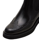 Stivale brogue del Chelsea Church in pelle di fumé lucida