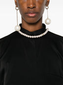Moschino Shirtdress With Fake Pearls