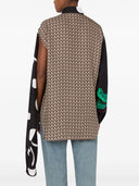 Camicia asimmetrica Moschino con design a blocchi di colore