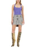 The Attico Denim Skirt