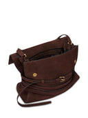 Moschino Leather Shoulder Bag With Belt