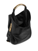Moschino Soft Leather Shoulder Bag