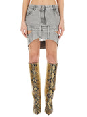 The Attico Denim Skirt