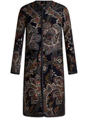 Coat reversibile Etro con stampa paisley