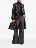 Coat reversibile Etro con stampa paisley