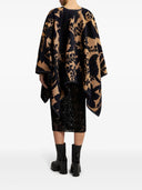 Etro Reversible Cape With Paisley Print