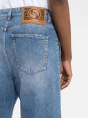 Stella Mc Cartney Stella Mc Cartney Zip Detail Straight Leg Jeans