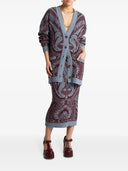 Etro Jacquard Floral Cardigan