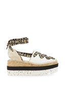 Stella Mc Cartney Espadrilla "Gaia" Con Plateau