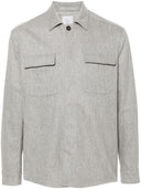 Eleventy Fleece Shirt Jacket