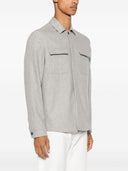 Eleventy Fleece Shirt Jacket