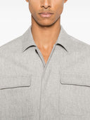 Eleventy Fleece Shirt Jacket