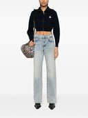 Marant étoile Oxan beschnittene Strickjacke mit Reißverschluss