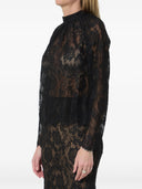 Self Portrait Black Lace Blouse