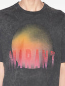 Marant Hugo T Shirt With Embroidered Logo