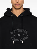 Off White Felpa Con Cappuccio