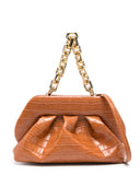 Themoire Tia Croco Shoulder Bag
