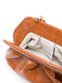 Themoire Tia Croco Shoulder Bag