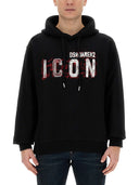 Dsquared „Icon” Scribble Cool Fit Bluza