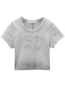 Alexander Wang T -Shirt mit Ernteanwendung
