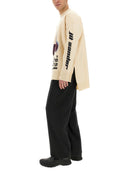 Jil Sander koszulka z haftem