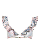 Zimmermann Halliday Spliced ​​Frill Bikini Top