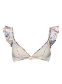 Zimmermann Halliday Spliced ​​Frill Bikini Top