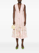 Zimmermann Waverly Plunge Midi Dress